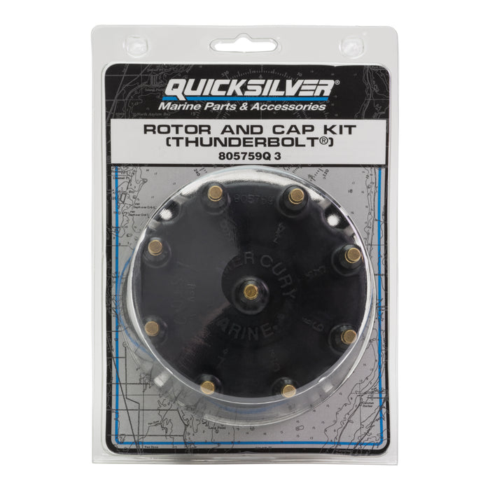 Quicksilver 805759Q3 Distributor Cap Kit for Marinized V8 Engines by GM with Thunderbolt IV and V HEI Ignition Systems