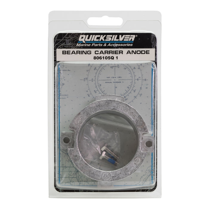 Quicksilver 806105Q1 Aluminum Bearing Carrier Anode for MerCruiser Alpha One Gen II and Vazer Drives