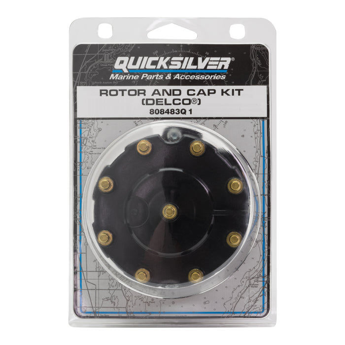 Quicksilver 808483Q1 Distributor Cap Kit for Marinized V8 Engines by GM with Delco HEI Ignition Systems