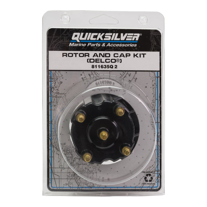 Quicksilver 811635Q2 Distributor Cap Kit for Select Marinized 4-Cylinder Engines by GM with Delco EST Ignition Systems