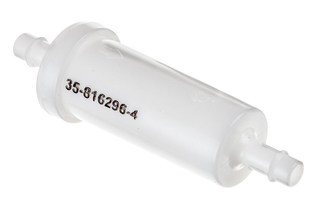 Quicksilver 816296Q2 Marine Engine Inline Fuel Filter with Barbs for 5/16" (8mm) Fuel Lines