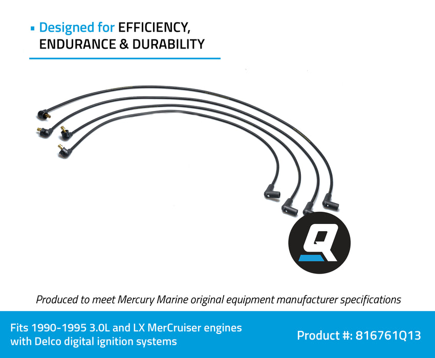 Quicksilver 816761Q13 Spark Plug Wire Kit