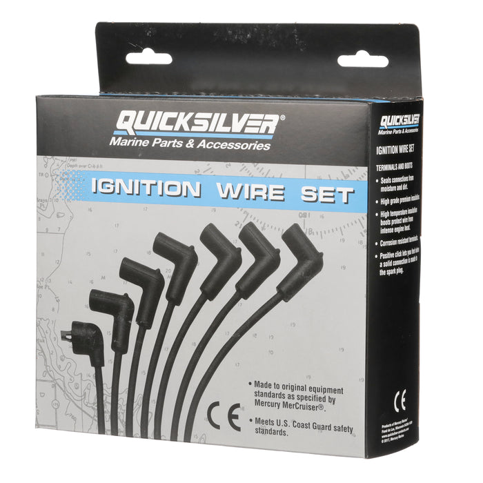 Quicksilver 847701Q17 Blue Wire Spark Plug Wire Kit