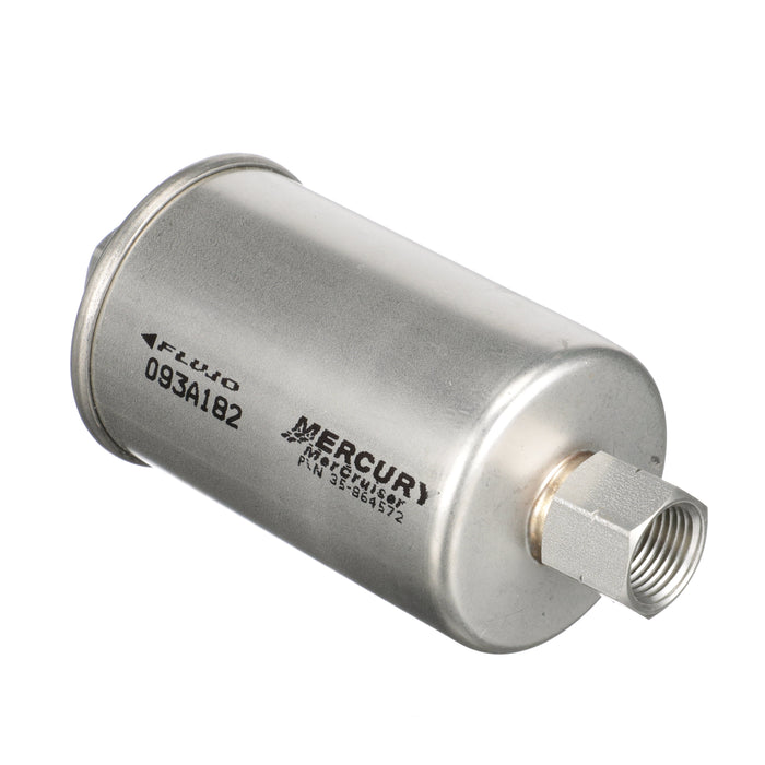 Quicksilver 864572 Replacement Inline Fuel Filter for MerCruiser Sterndrive and Inboard Gasoline Engines