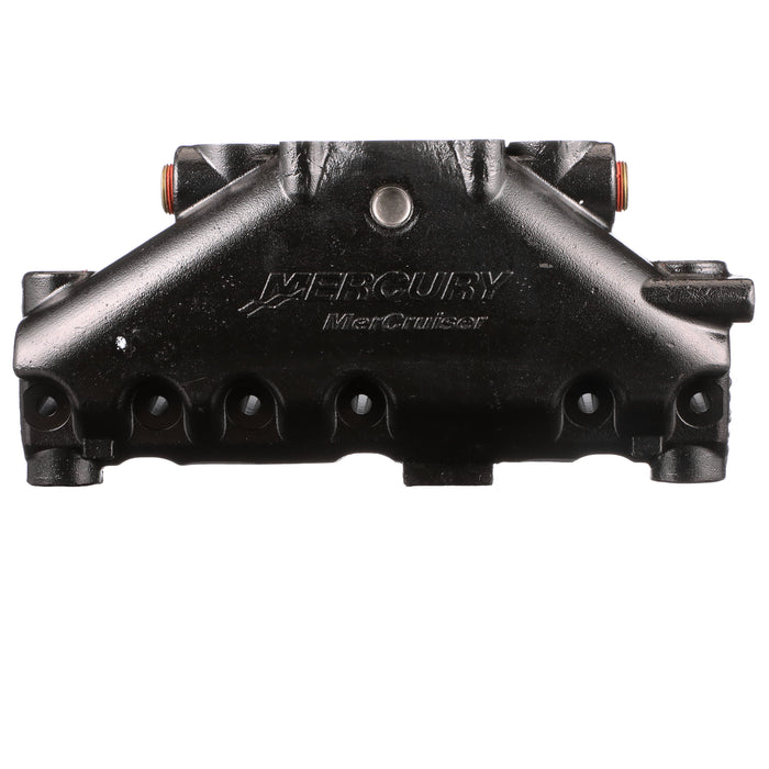 Quicksilver 864612T01 Exhaust Manifold, Dry Joint, for Select MerCruiser V6 Sterndrives