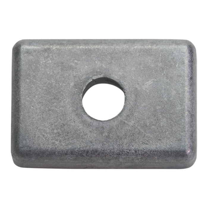 Quicksilver 875208 Square Aluminum Anode for Select Mercury 4-9.9hp Outboards