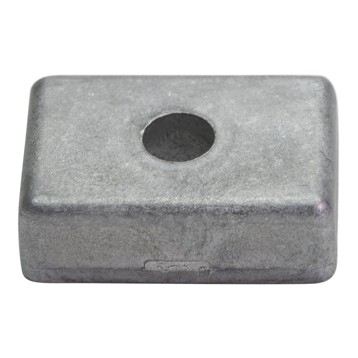 Quicksilver 875208 Square Aluminum Anode for Select Mercury 4-9.9hp Outboards