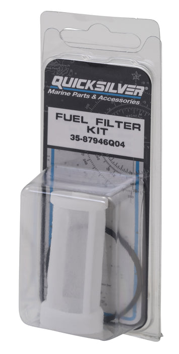 Quicksilver 87946Q04 Inline Fuel Filter Element for Select Mercury 6-60hp 2-Stroke Outboards