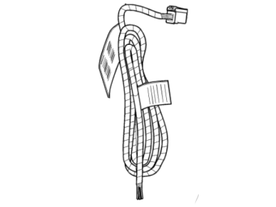 NEW OEM GM Trailer Brake Control Wire Harness Adapter 23184088