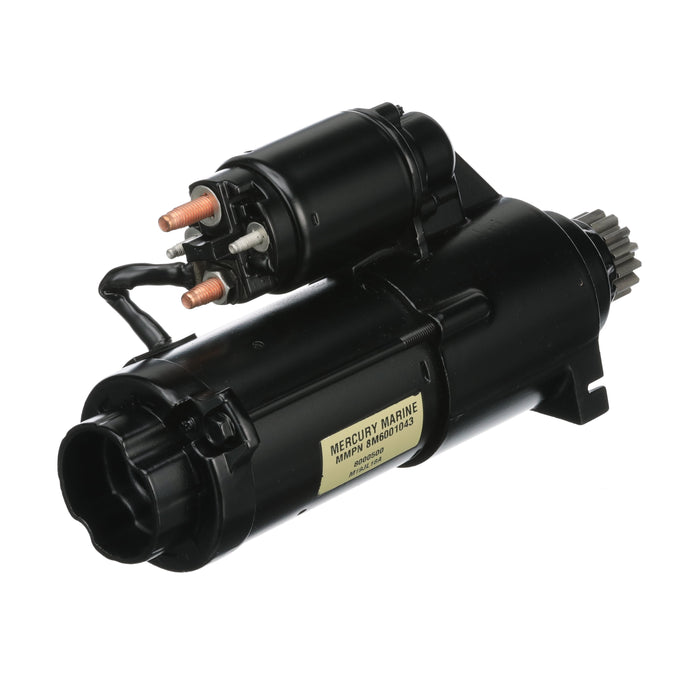 Quicksilver 892339T01 Starter Motor Assembly for Select Mercury and Mariner 2-Cycle, 4-Stroke, EFI, DFI and Verado Outboards