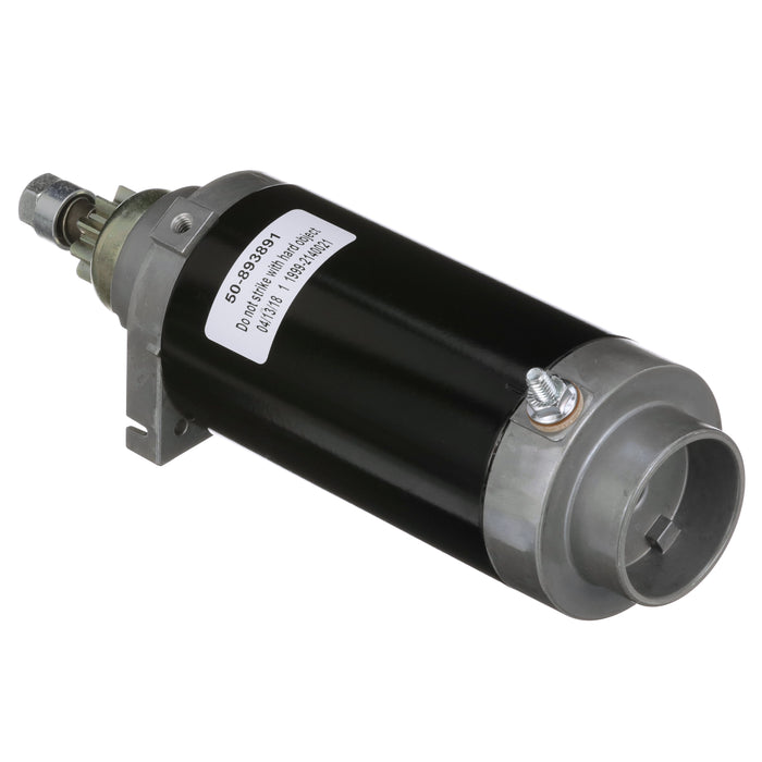 Quicksilver 893891T Starter Motor Assembly for Select Mercury and Mariner 2-Cycle 65-90hp Outboards