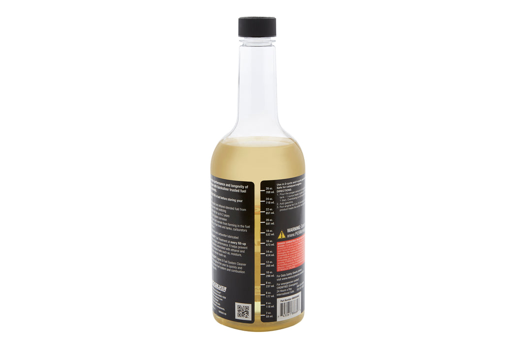 Quicksilver 8M0058682 Quickstor Fuel Treatment and Stabilizer, 32 oz