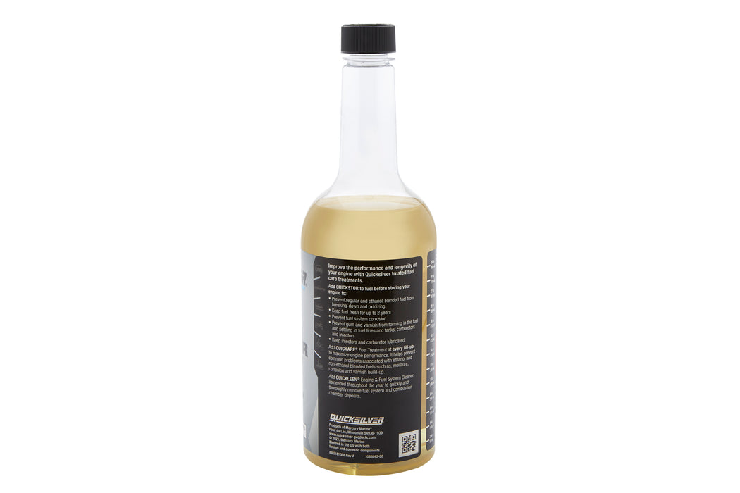 Quicksilver 8M0058682 Quickstor Fuel Treatment and Stabilizer, 32 oz