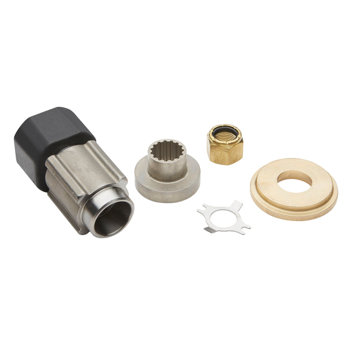Quicksilver 8M0101604 Flo-Torq SSR Solid Propeller Hub Kit for Mercury 40hp CT-350hp 4-Stroke Outboards with 1" Diameter Prop Shaft