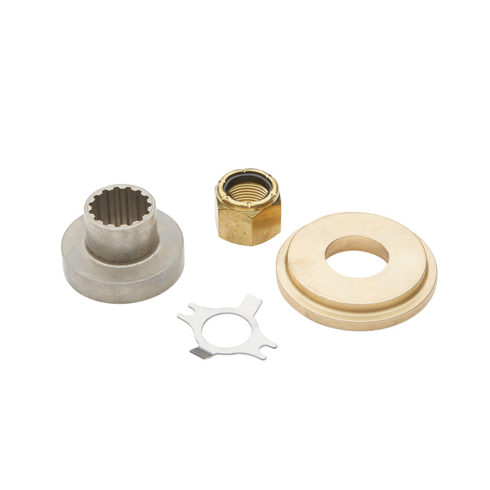 Quicksilver 8M0101604 Flo-Torq SSR Solid Propeller Hub Kit for Mercury 40hp CT-350hp 4-Stroke Outboards with 1" Diameter Prop Shaft