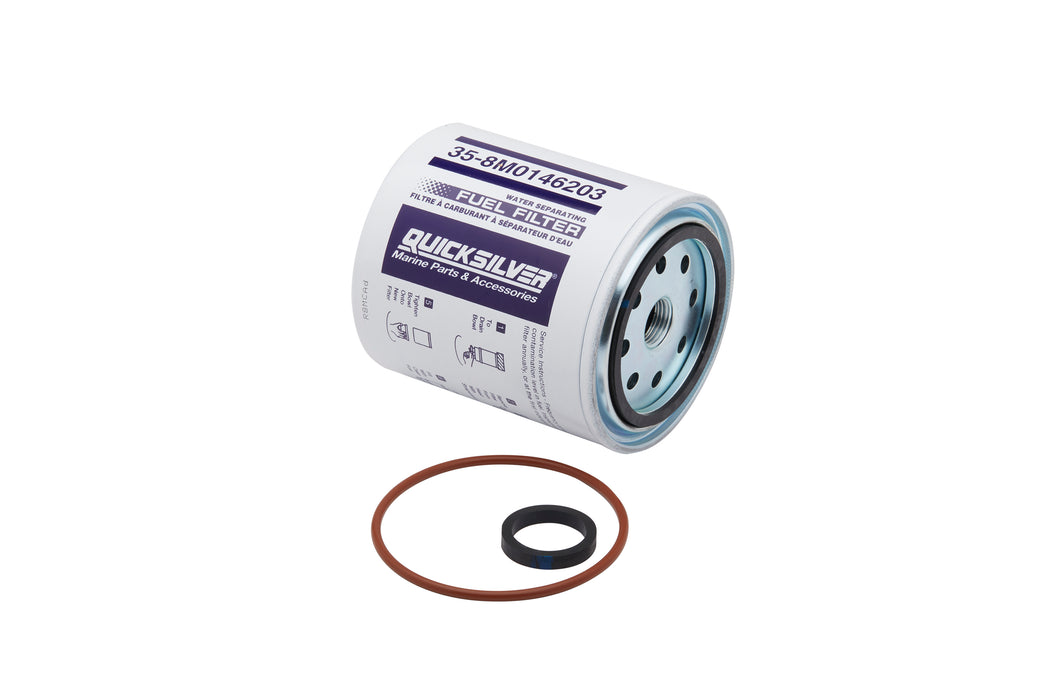 Quicksilver 8M0116793 Water Separating Fuel Filter Kit for Outboard or Sterndrive and Inboard Engines