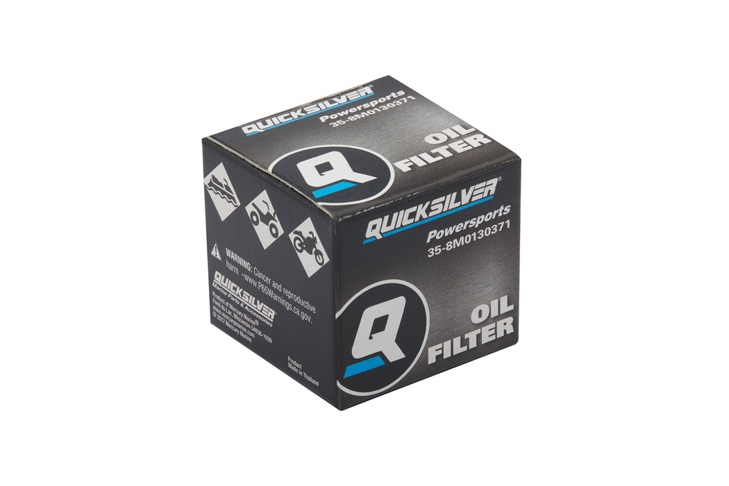 Quicksilver 8M0130371 Oil Filter for Honda, Husqvarna, and Polaris ATVs and Motorcycles