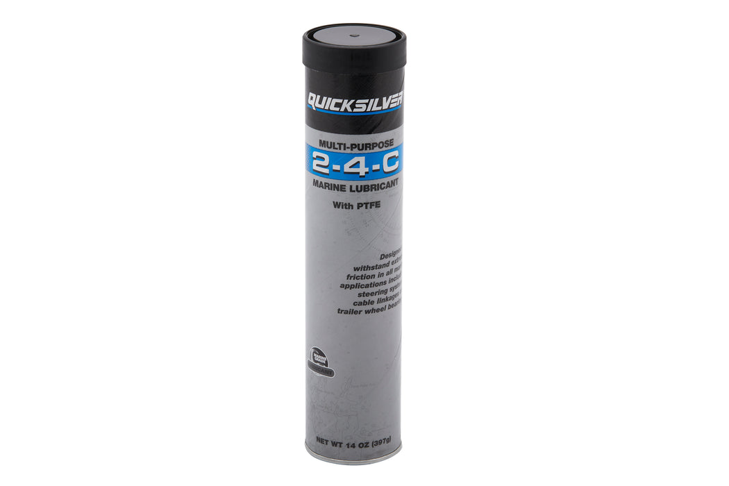 Quicksilver 8M0190469 2-4-C Marine Grease with Teflon, 14 oz