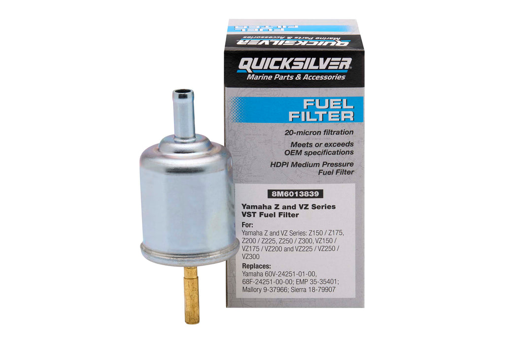 Quicksilver 8M6013839 Fuel Filter for Select Yamaha Z and VZ Series Outboards