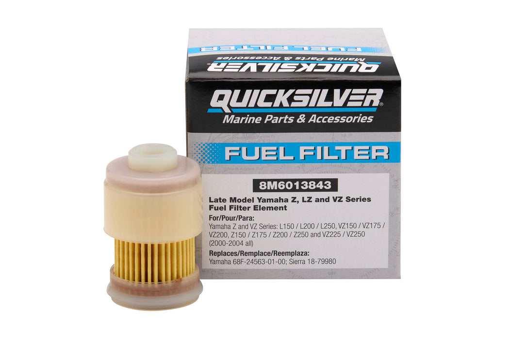 Quicksilver 8M6013843 Fuel Filter for Select Yamaha Z and VZ Series Outboards