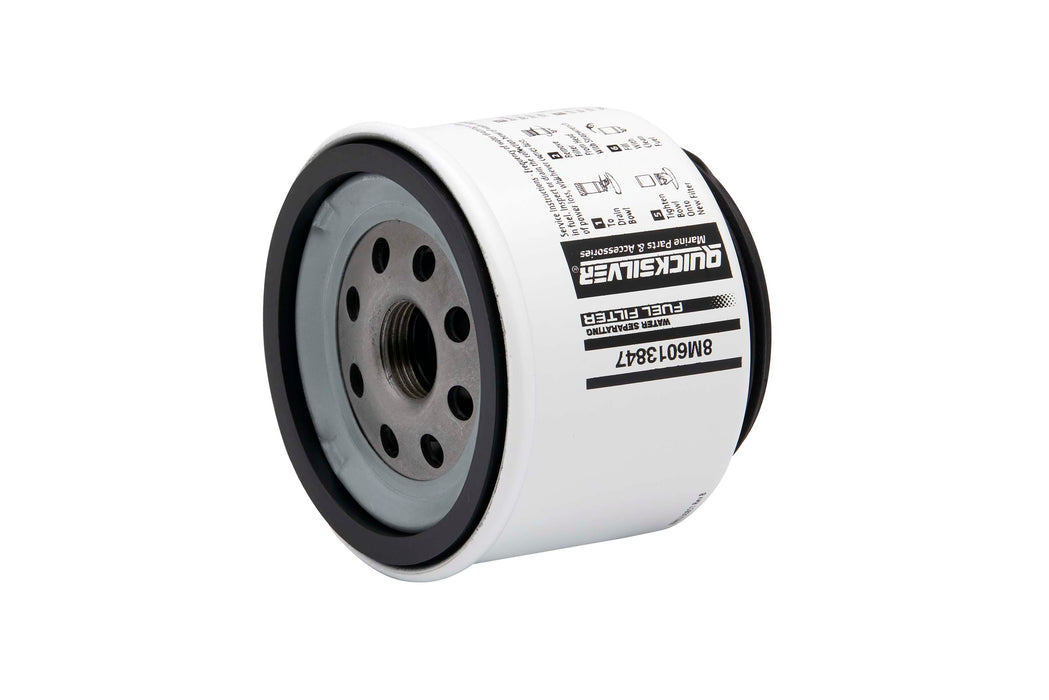 Quicksilver 8M6013847 Water-Separating Fuel Filter for Select Honda and Suzuki Outboards Up to 140hp