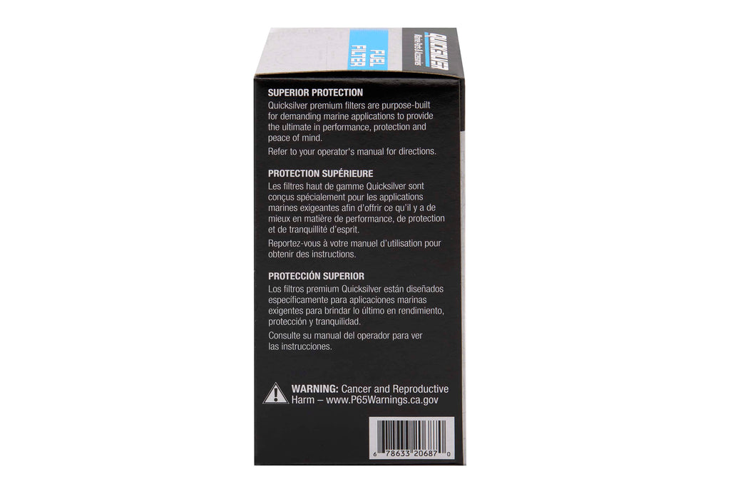 Quicksilver 8M6013850 Fuel Filter for Yanmar GM, YM, HM and QM Series Outboards