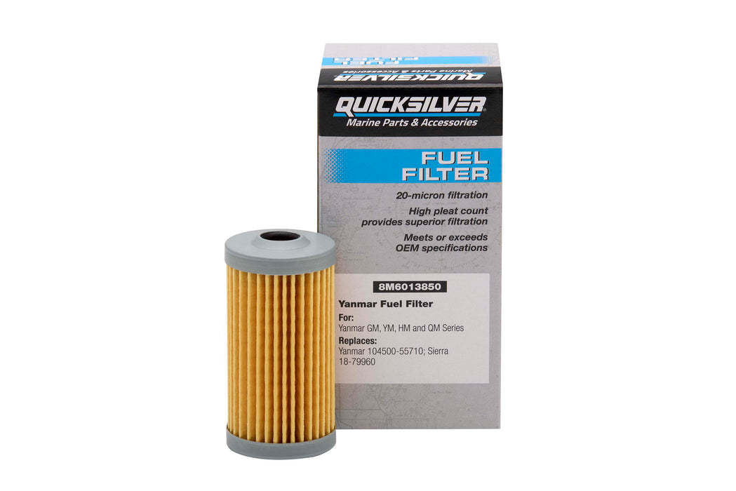 Quicksilver 8M6013850 Fuel Filter for Yanmar GM, YM, HM and QM Series Outboards