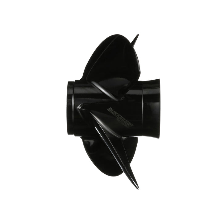 Quicksilver Nemesis 4-Blade Aluminum Propeller, 13.8" Diameter x 13" Pitch, Right Hand Rotation