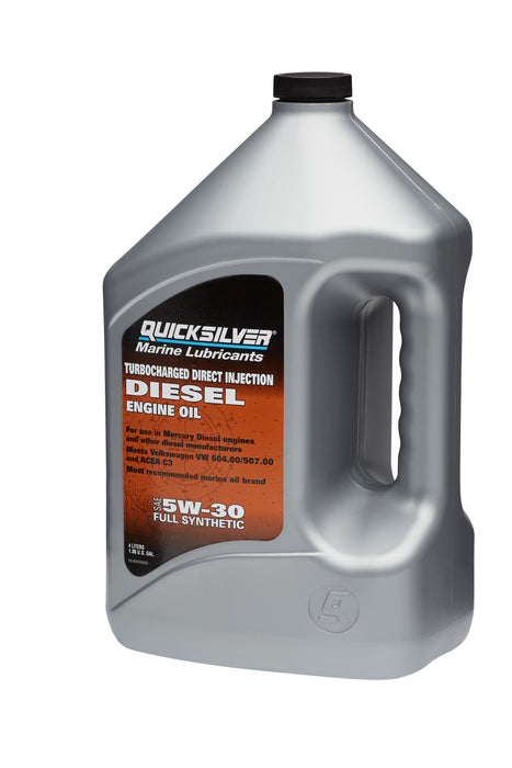 Quicksilver 5W-30 4-Stroke Full Synthetic Blend TDI Diesel Engine Oil, 4 Liters