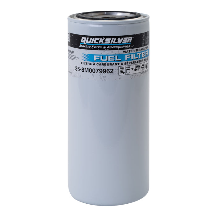 Quicksilver 8M0079962 High Capacity Water Separating Fuel Filter Element for Outboard or Sterndrive and Inboard Engines
