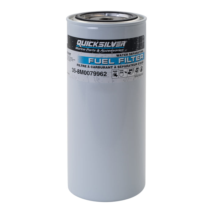 Quicksilver 8M0082290 High Capacity Water Separating Fuel Filter Kit for Outboard or Sterndrive and Inboard Engines