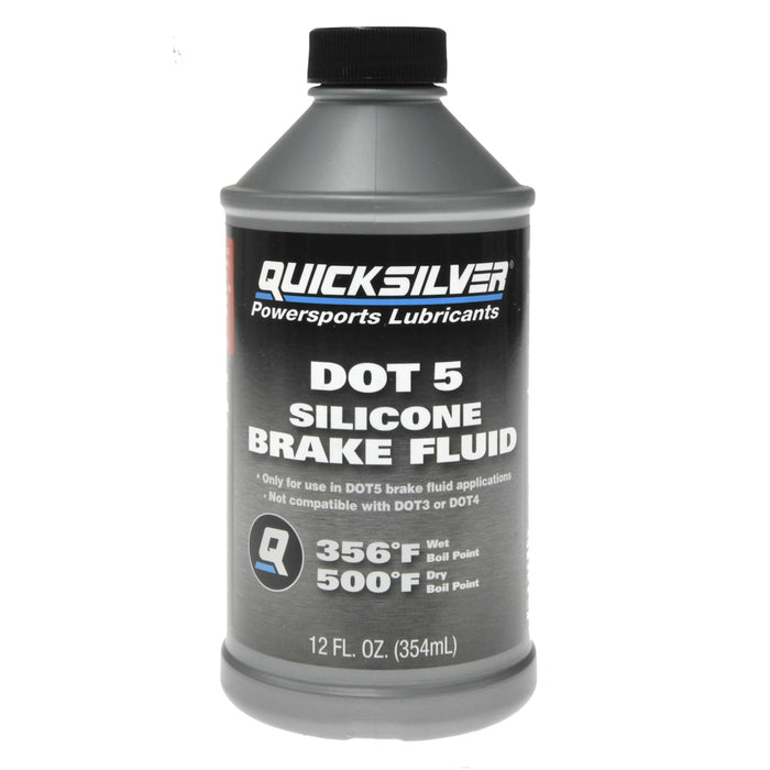 Quicksilver 8M0128419 DOT 5 Brake Fluid, 12oz