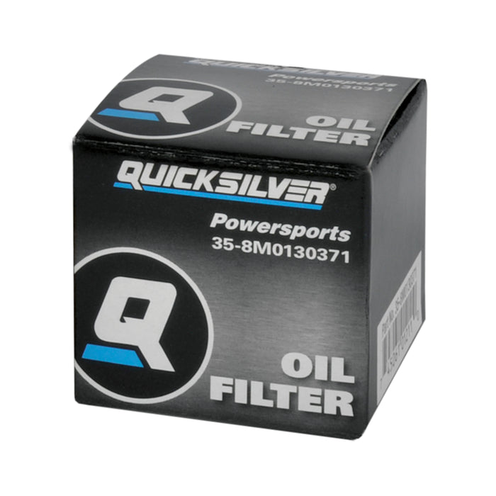 Quicksilver 8M0130375 Oil Filter Element for Honda, Kawasaki, Polaris, and Suzuki ATVs and Motorcycles