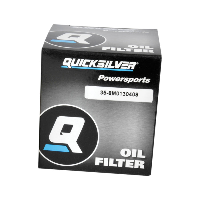 Quicksilver 8M0130408 Oil Filter Element for Yamaha, Suzuki, Kawasaki, and Arctic Cat ATVs and Motorcycles