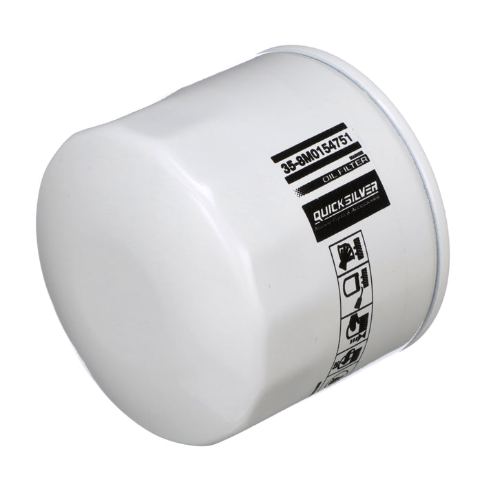 Quicksilver 8M0154751 20 Micron Oil Filter for Various Marine Engines