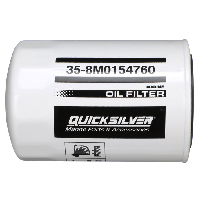 Quicksilver 8M0154760 20 Micron Oil Filter for Various Marine Engines