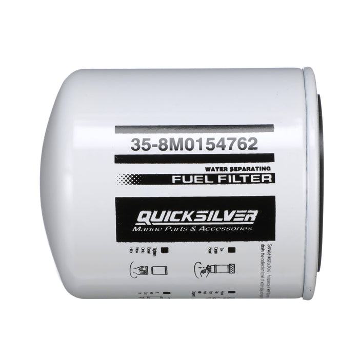 Quicksilver 8M0154762 Water Separating Fuel Filter for Various Marine Engines