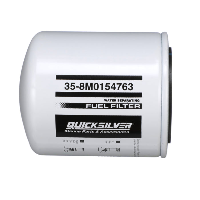 Quicksilver 8M0154763 Water Separating Fuel Filter for Select Johnson and Evinrude 250/300hp Outboards