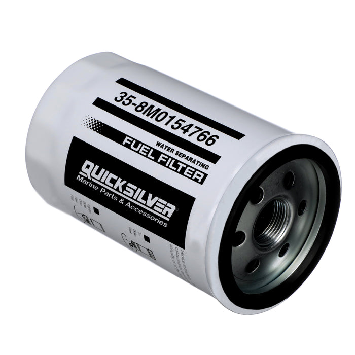Quicksilver 8M0154766 Water Separating Fuel Filter for Select Yamaha 2-Stroke & 4-Stroke Outboards