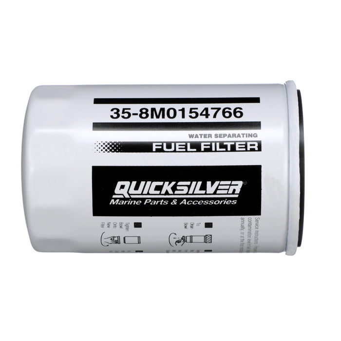 Quicksilver 8M0154766 Water Separating Fuel Filter for Select Yamaha 2-Stroke & 4-Stroke Outboards