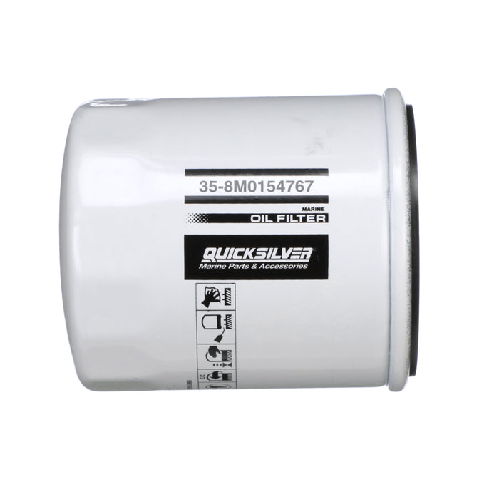 Quicksilver 8M0154767 20 Micron Oil Filter for Various Marine Engines
