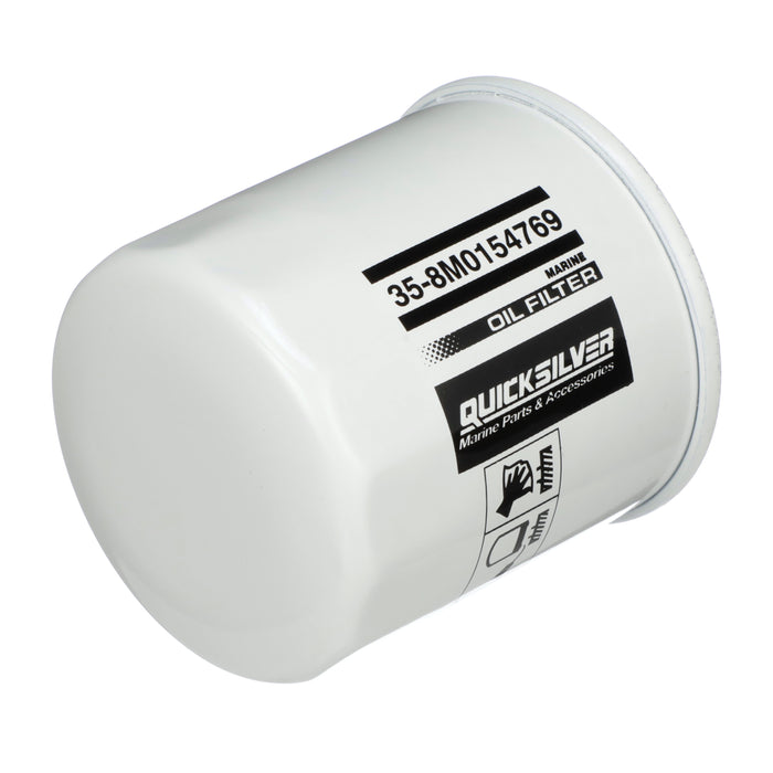 Quicksilver 8M0154769 20 Micron Oil Filter for Various Marine Engines