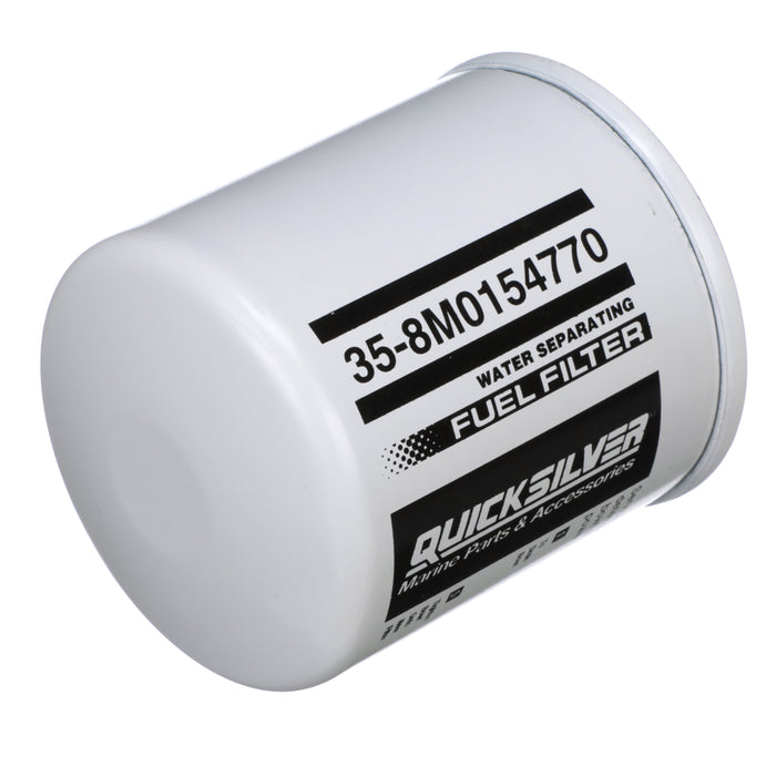 Quicksilver 8M0154770 Water Separating Fuel Filter for Select Volvo Penta, Cobra EFI, Johnson and Evinrude 100-300hp Outboards