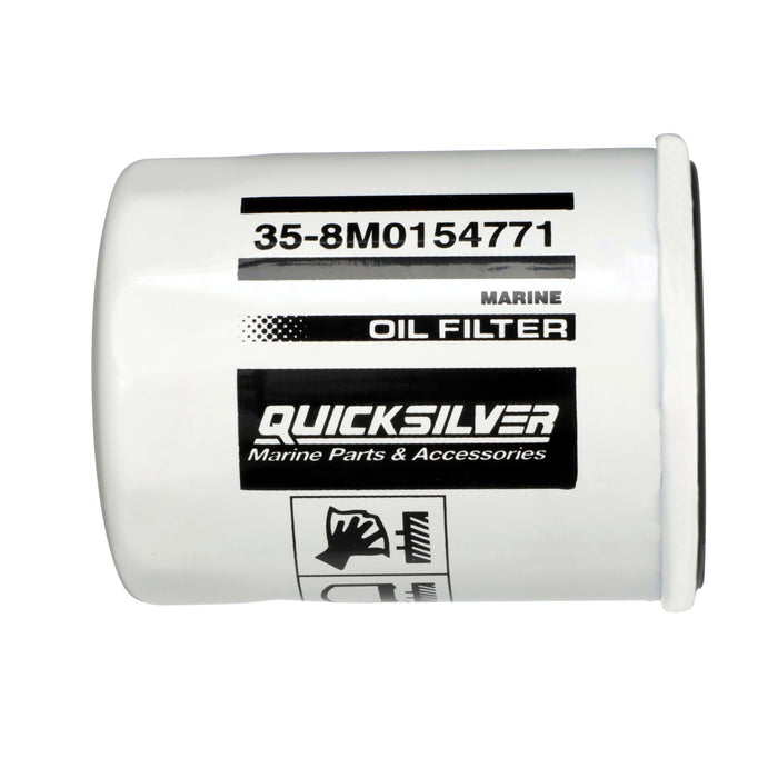 Quicksilver 8M0154771 20 Micron Oil Filter for Various Marine Engines