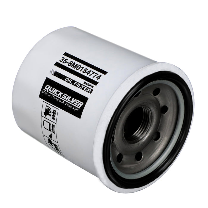 Quicksilver 8M0154774 20 Micron Oil Filter for Various Marine Engines