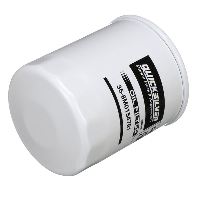 Quicksilver 8M0154781 20 Micron Oil Filter for Select Johnson and Evinrude 90-115hp and Select Suzuki 70-115hp