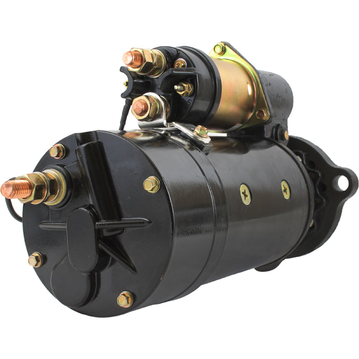 Quicksilver 8M6007272 Engine Starter, 12 Volt for Marine Industrial Agricultural - Delco, Case, Caterpillar, Ford, Kenworth, Mack, New Holland, Perkins, Steiger, White