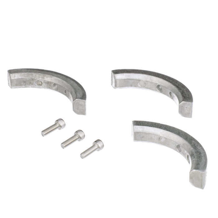 Quicksilver 8M6008002 Aluminum Anode 3-Piece Kit for Volvo Sterndrives