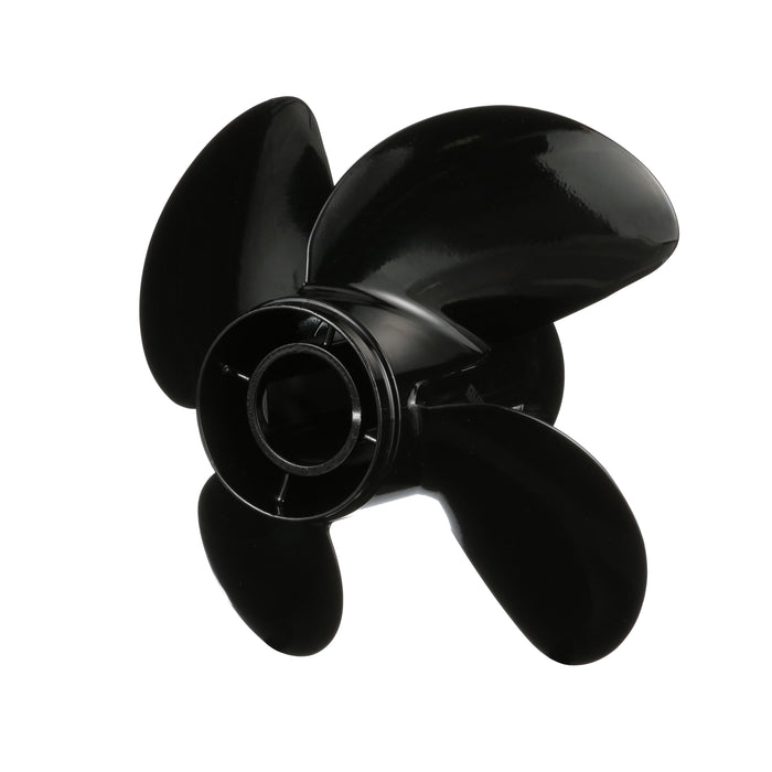 Quicksilver Nemesis 4-Blade Aluminum Propeller, 13.8" Diameter x 11" Pitch, Right Hand Rotation