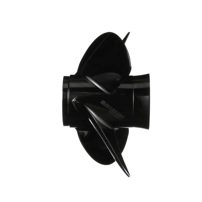 Quicksilver Nemesis 4-Blade Aluminum Propeller, 13.8" Diameter x 11" Pitch, Right Hand Rotation